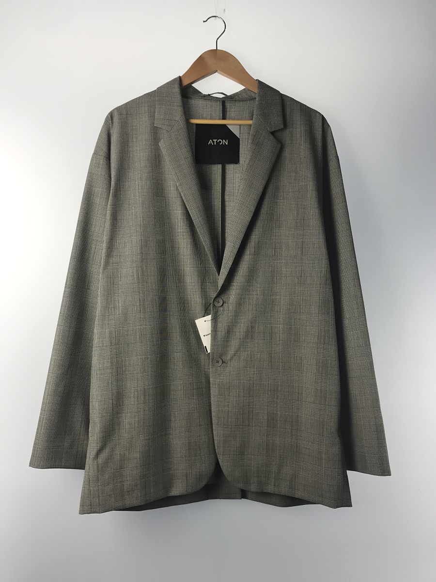 ATON◇21SS/WOOL TROPICAL OVERSIZED JACKテーラードジャケット/6