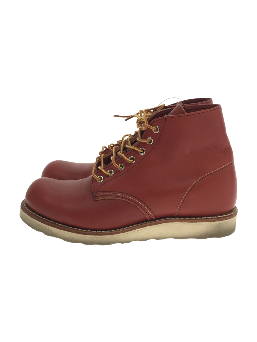 RED WING◇6インチクラシックプレーントゥ/ブーツ/US8.5/BRW/レザー