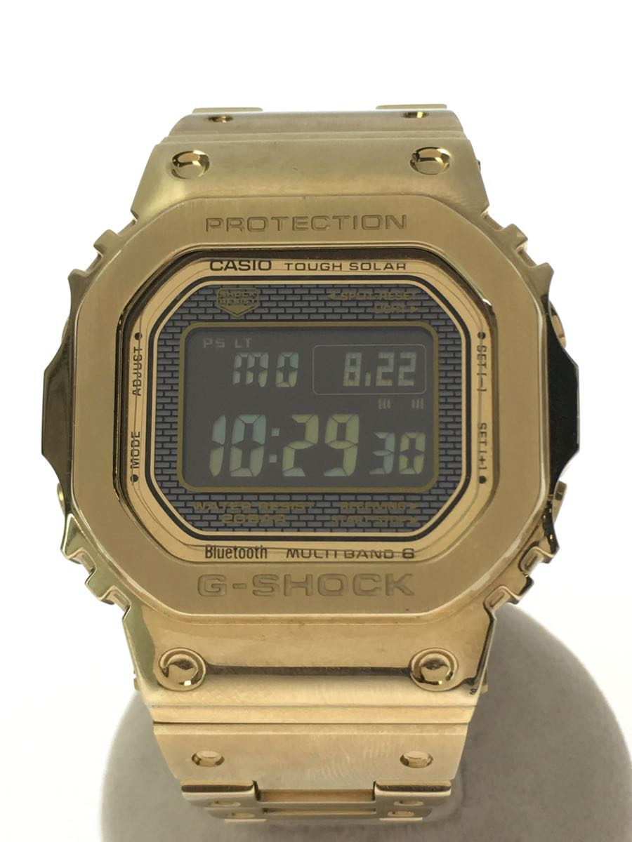 CASIO◇ソーラー腕時計/デジタル/-/BLK/GLD/5000 SERIES/GMW-B5000GD
