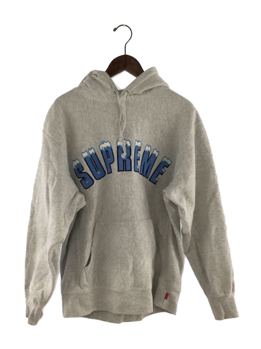 Supreme◇20FW/Icy Arc Hooded Sweatshirt/パーカー/M/コットン/GRY