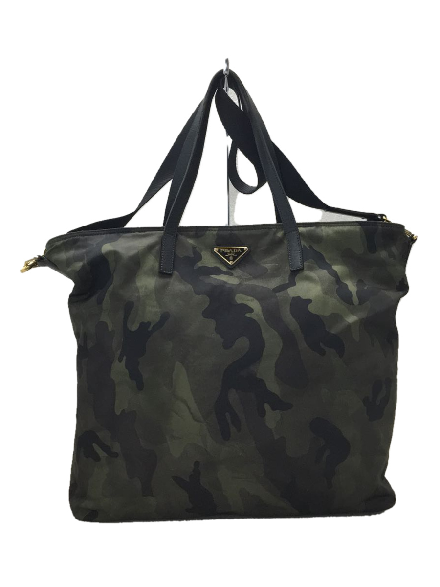 PRADA◇プラダ/ショルダーバッグ/BA2600A/2Way/ナイロン/カモフラ