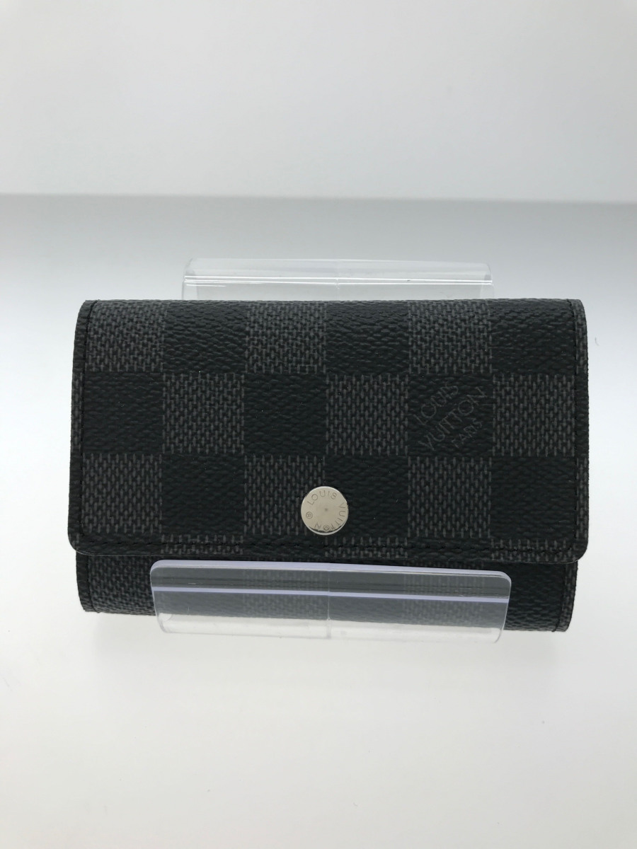 LOUIS VUITTON◇ミュルティクレ6_ダミエグラフィット/PVC/BLK/N62662