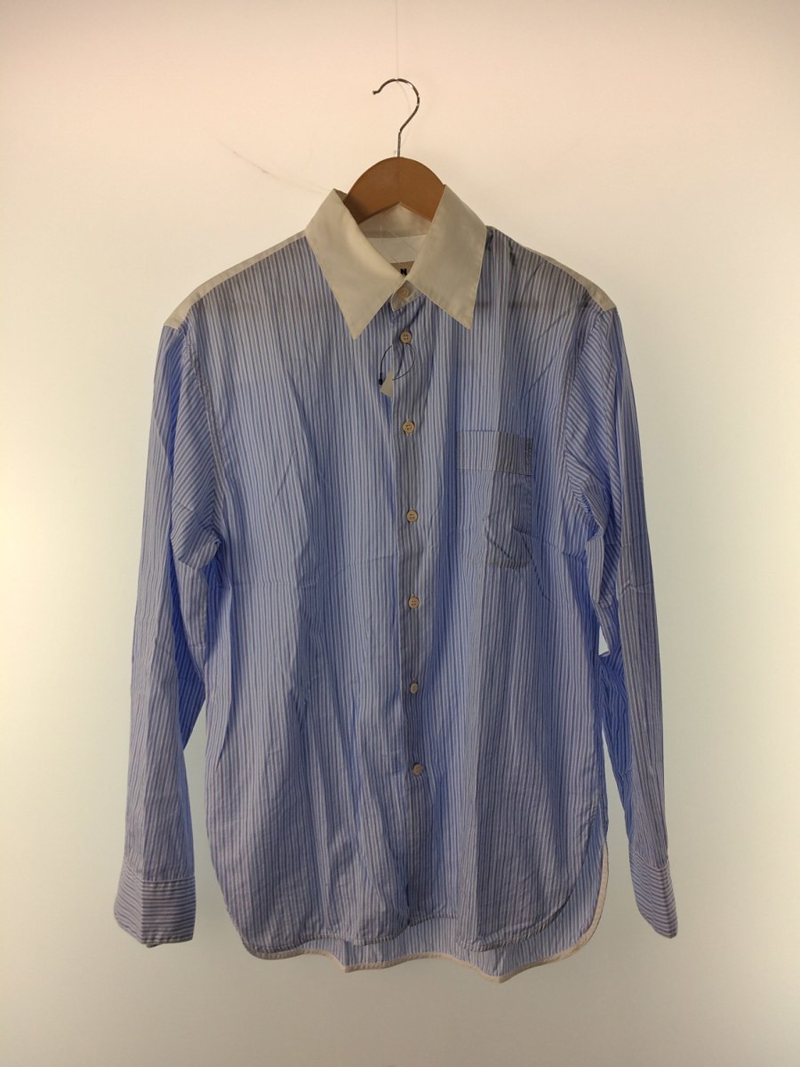 MARNI◇長袖シャツ/48/コットン/BLU/ストライプ www.pn-tanjungkarang