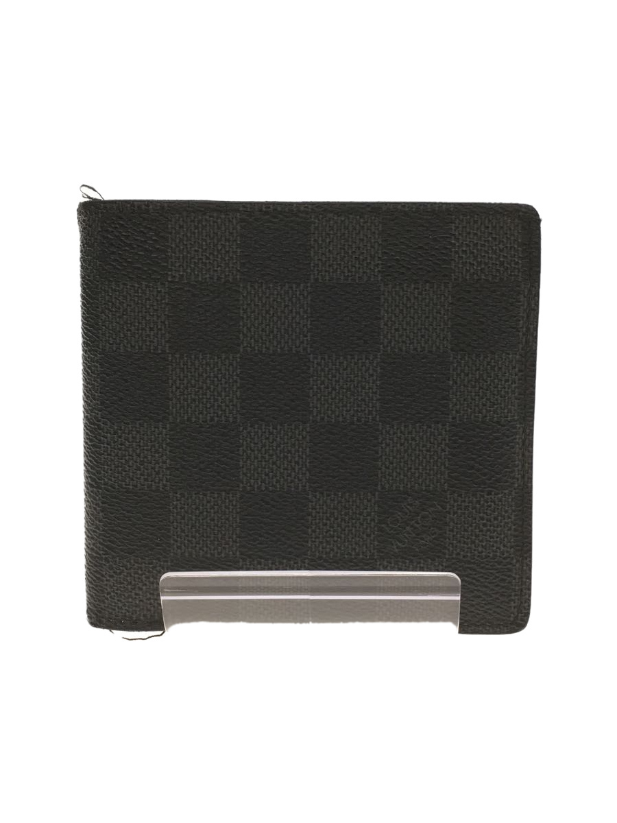 LOUIS VUITTON◇ポルト・フォイユ・マルコNM_ダミエ・グラフィット_BLK