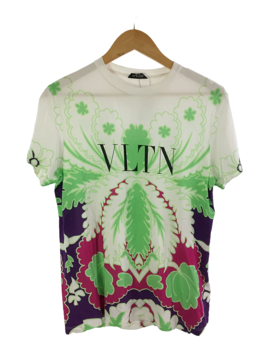 VALENTINO◇Tシャツ/XS/コットン/ホワイト/総柄/ヴァレンティノ www