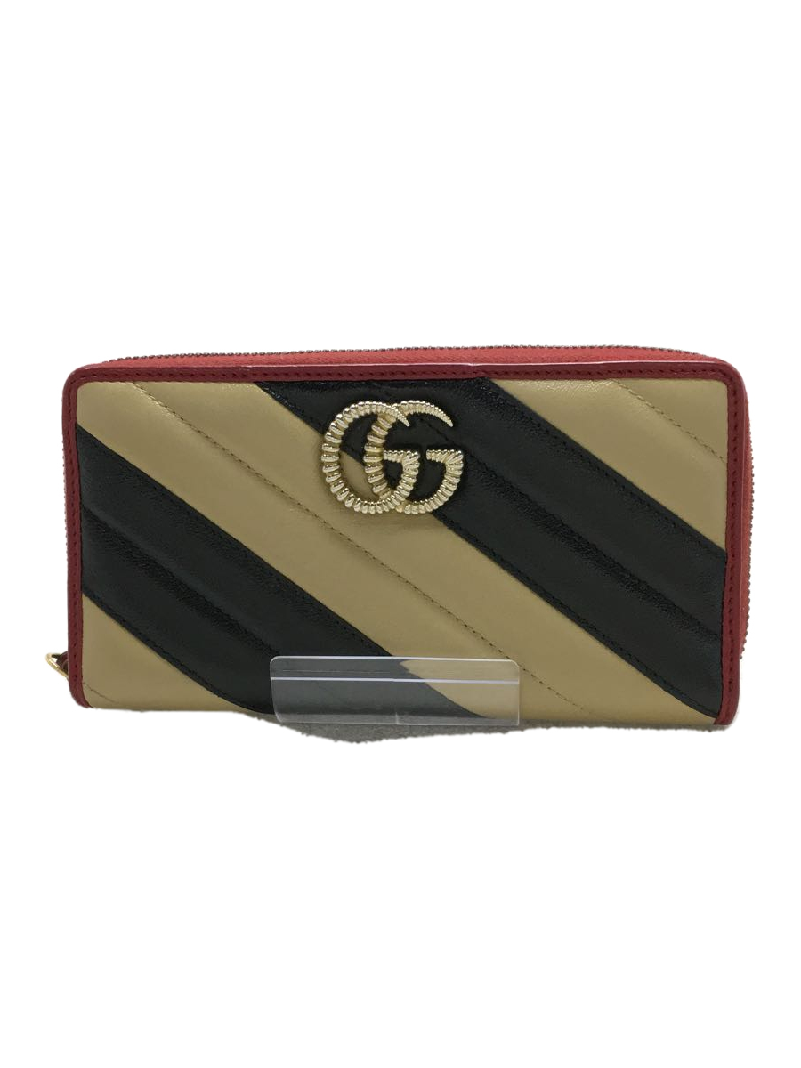 GUCCI◇GGメーントトーションダイアゴナルキルティング/573810/長財布