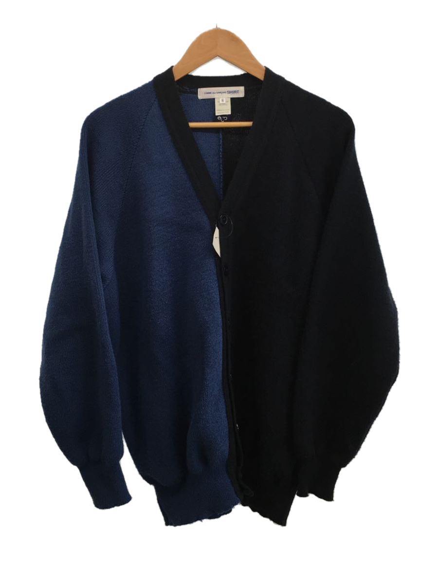 COMME des GARCONS SHIRT◇カーディガン(厚手)/M/アクリル/NVY www