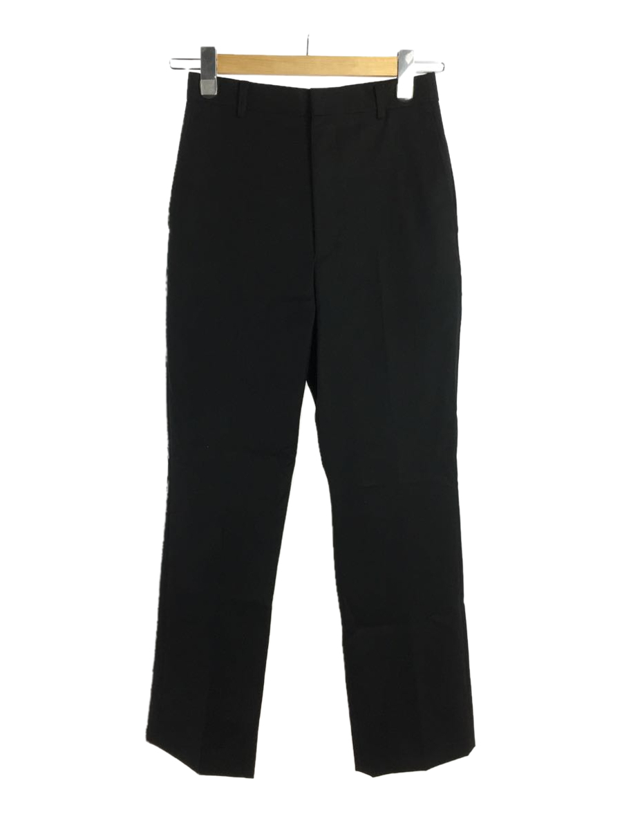 JOHN LAWRENCE SULLIVAN◇21AW/STRAIGHT TROUSERS/44/ウール/BLK www