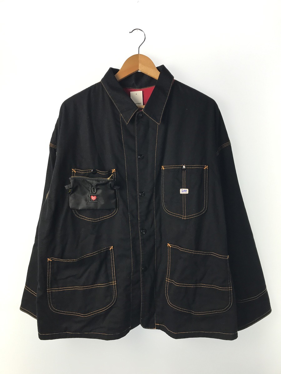 Lee◇×ChahChah /ジャケット/M/コットン/BLK gruporio.net