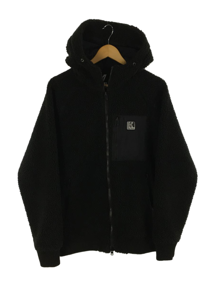 新発売のジャケット/アウターHELLY HANSEN◇FIBERPILE THERMO HOODIE /XL/ポリエステル/BLK