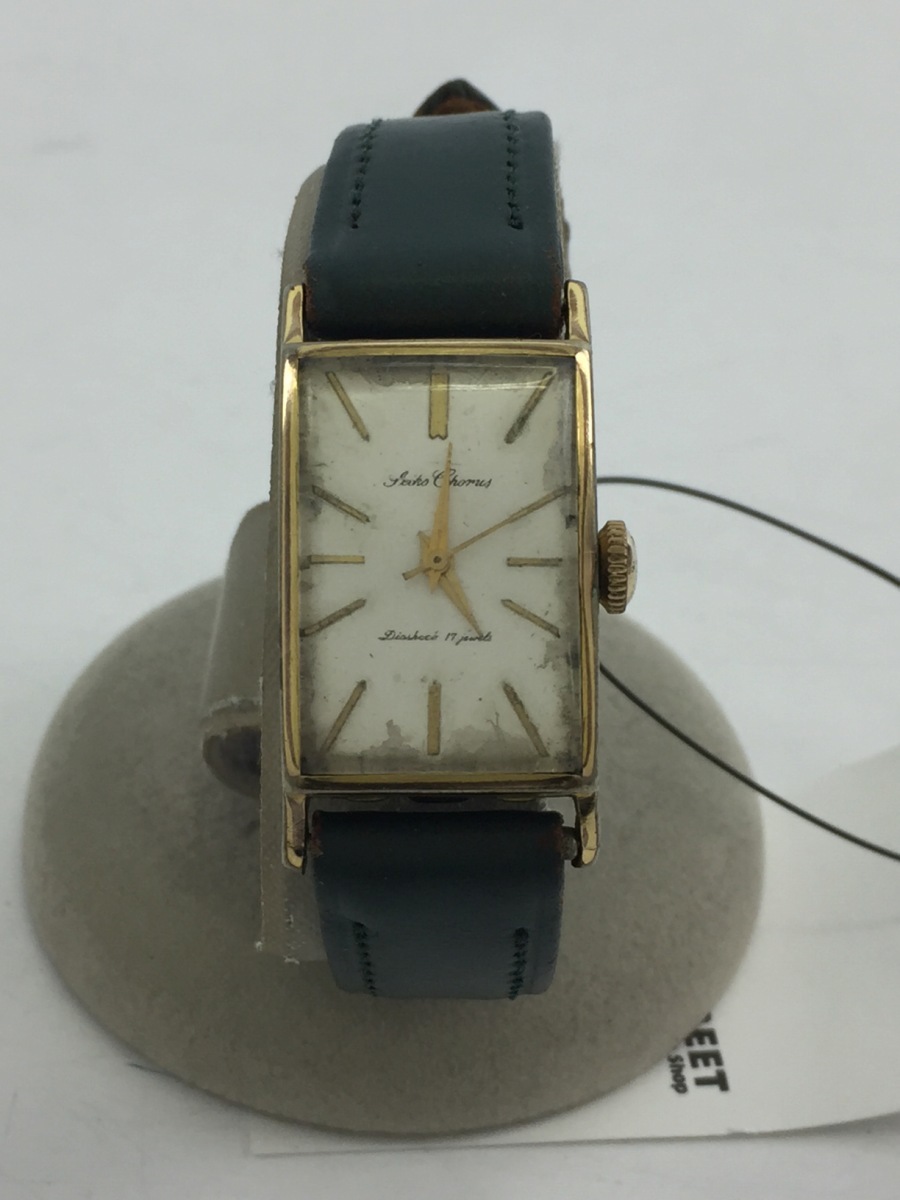 SEIKO◇セイコークロノス/ダイアショック17石/60s/ビンテージ/手巻