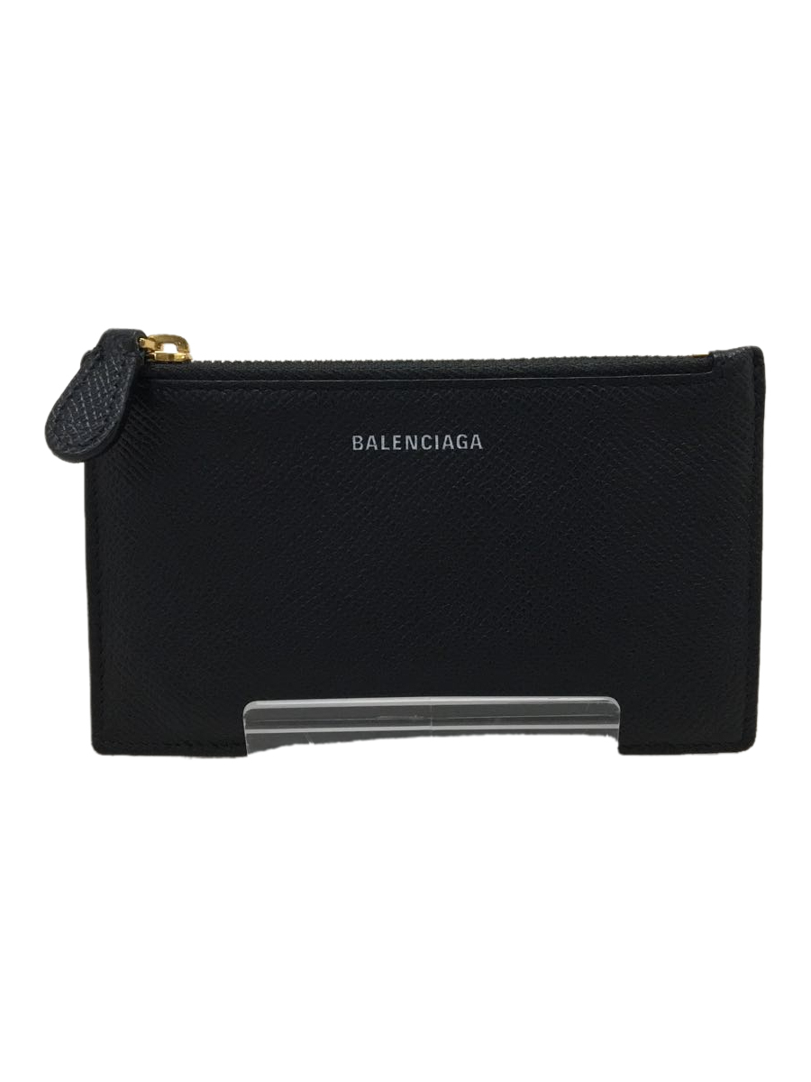 BALENCIAGA◇コインケース/レザー/BLK/581102 www.cleanlineapp.com