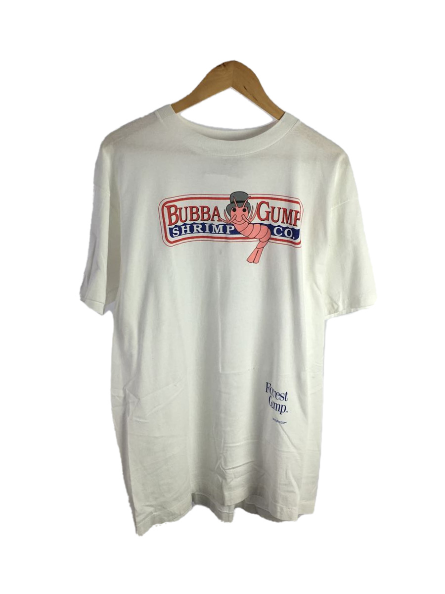 90s/ Forrest Gump/BUBBA GUMP/Tシャツ/XL/コットン/ホワイト www