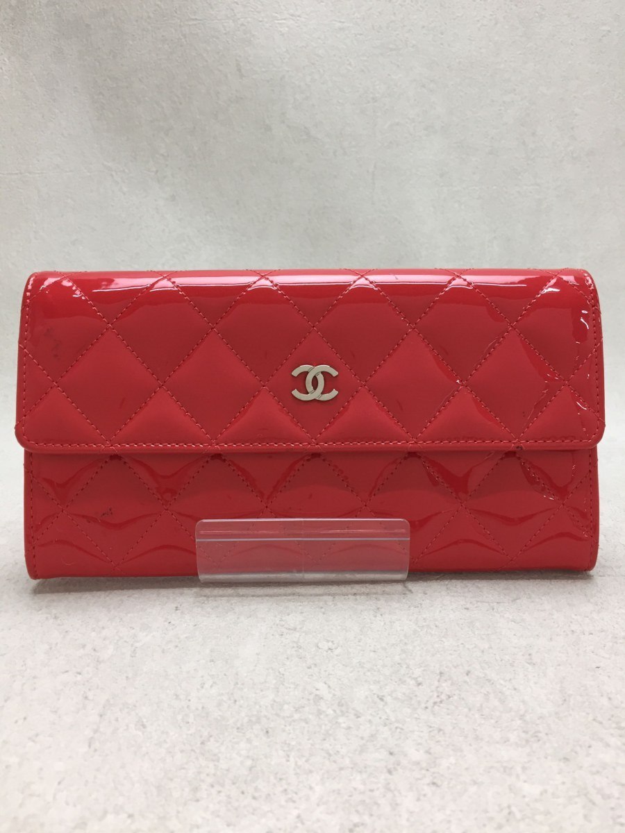 CHANEL◇長財布/エナメル/PNK/無地/レディース lp2m.ustjogja.ac.id