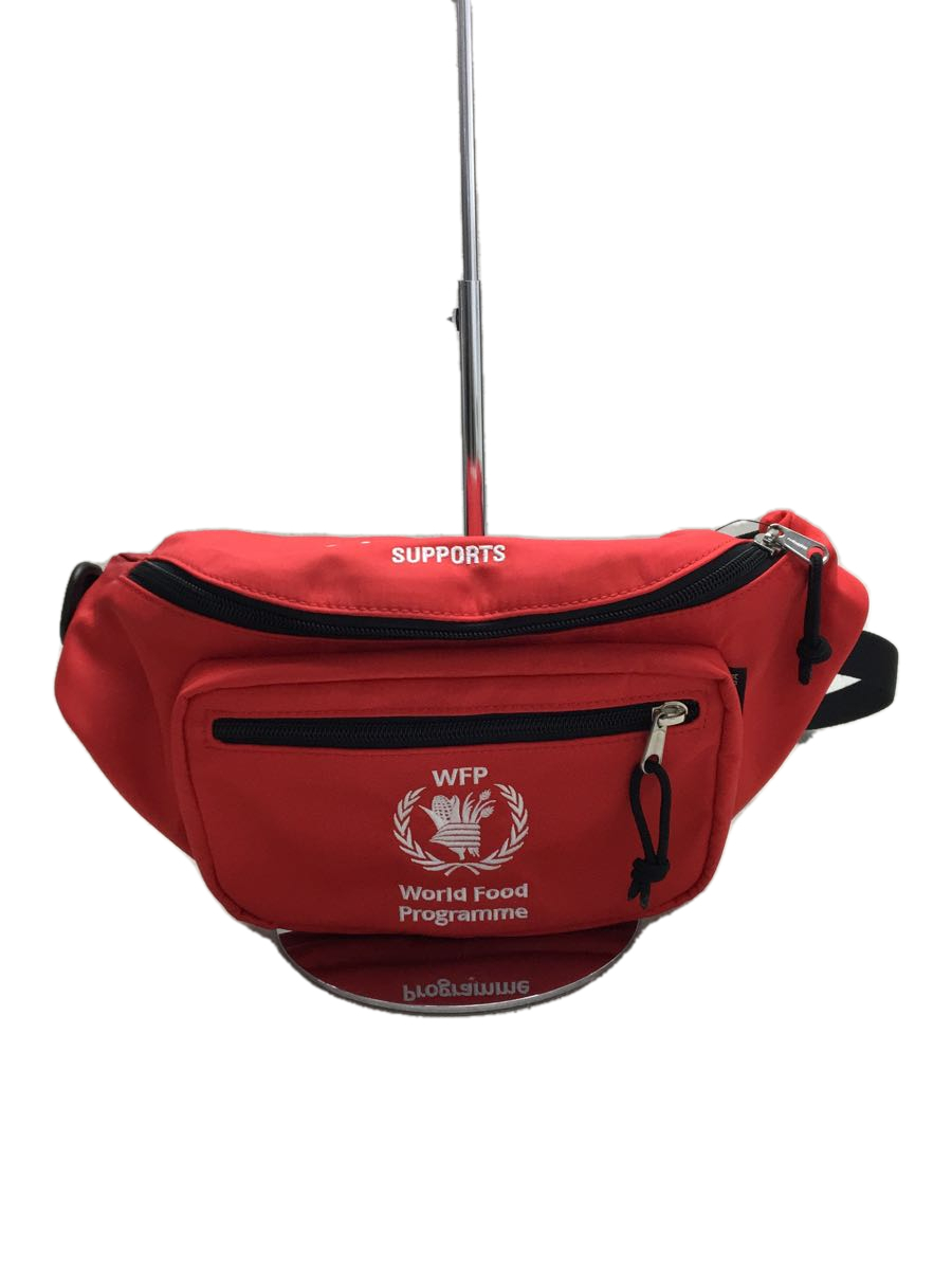 BALENCIAGA◇ショルダーバッグ/ナイロン/RED/WFP/World Food Programme