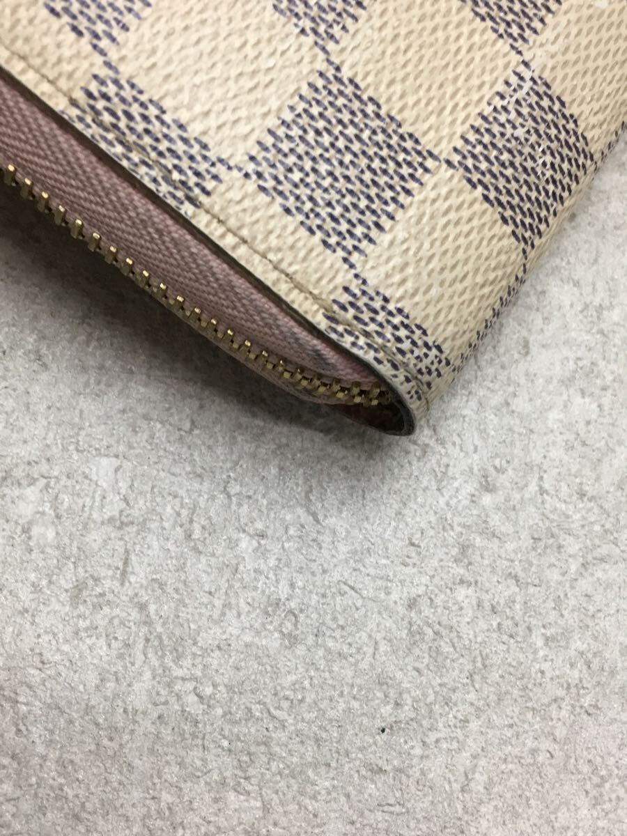 LOUIS VUITTON◇ジッピー・ウォレット_ダミエアズール_ローズバレ