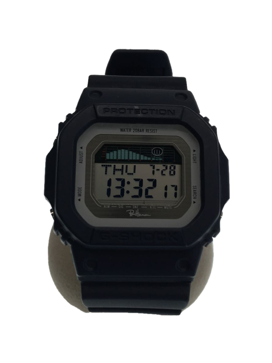CASIO◇Ron Herman別注/クォーツ腕時計/GLX-5600/デジタル/ラバー/NVY