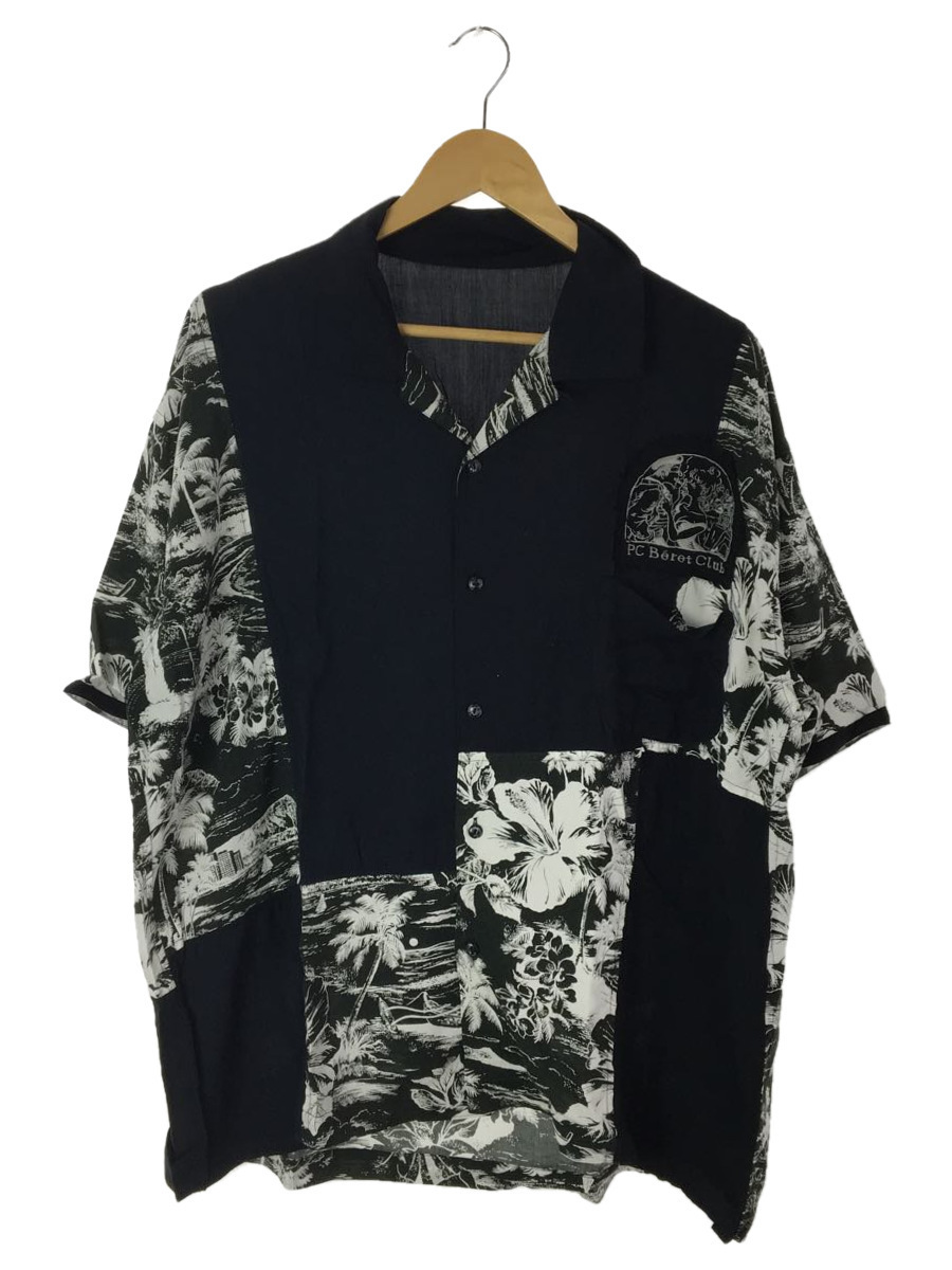 Porter Classic◇アロハシャツ/M/レーヨン/BLK/PC-024-1565 sariater