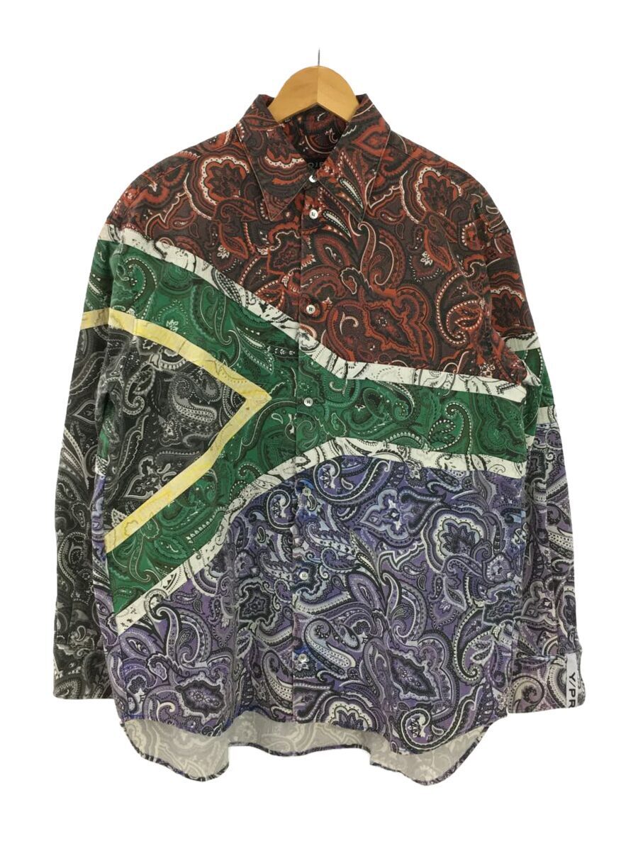 Y/PROJECT◇SOUTH AFRICA SHIRT/長袖シャツ/S/コットン/マルチカラー