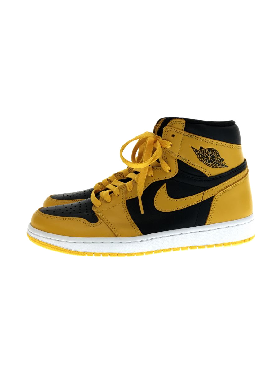 NIKE◇AIR JORDAN RETRO HIGH OG/555088-701/ハイカットスニーカー/26.5cm/YLW 