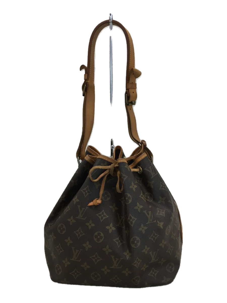 LOUIS VUITTON◇プチノエ モノグラム BRW/PVC/BRW