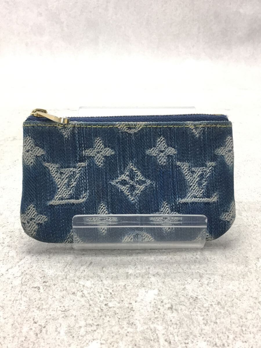 LOUIS VUITTON◇ポシェット・クレ_モノグラム・デニム_BLU/M95343