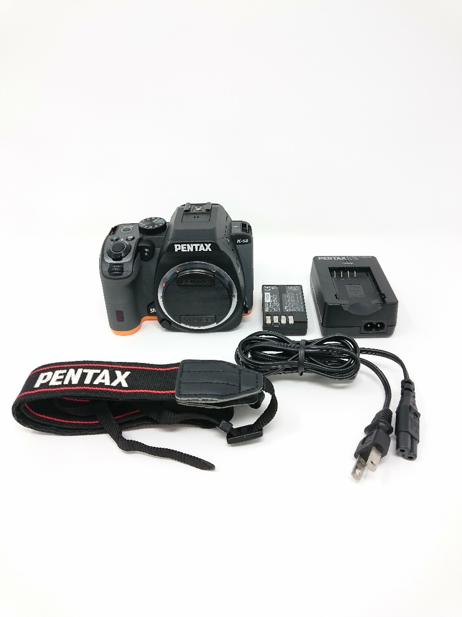 PENTAX◇デジタル一眼カメラ PENTAX K-S2 ボディ [ブラックxオレンジ ...