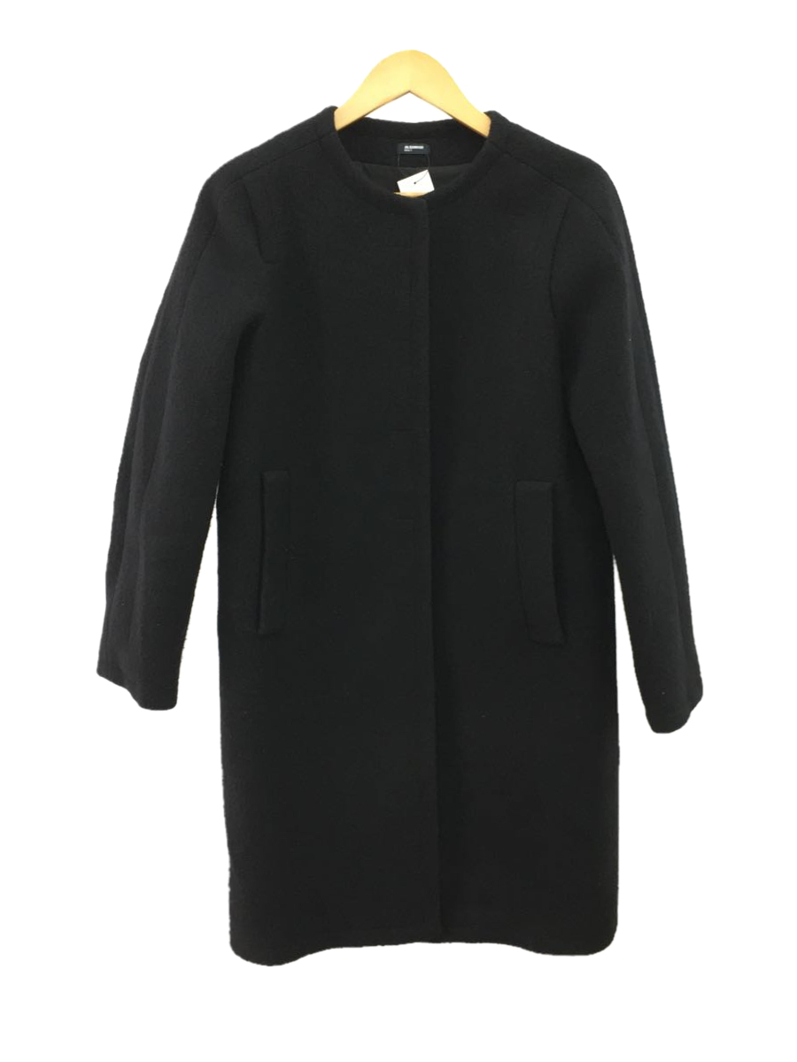 JIL SANDER NAVY◇コート/34/ウール/BLK/ノーカラー sariater-hotel.com