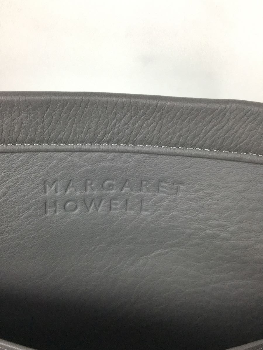 41%割引MARGARET HOWELL◇トートバッグ/レザー/グレー/ベーシック/革 ...