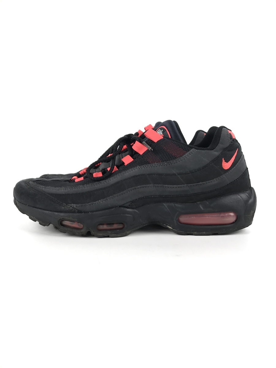 NIKE◇AIR MAX 95 LASER CRIMSON/ローカットスニーカー/28cm/BLK/ ナイキ NIKE マックス 赤 レッド 茶色 ブラウン 白色 ホワイト エアマックスプラス