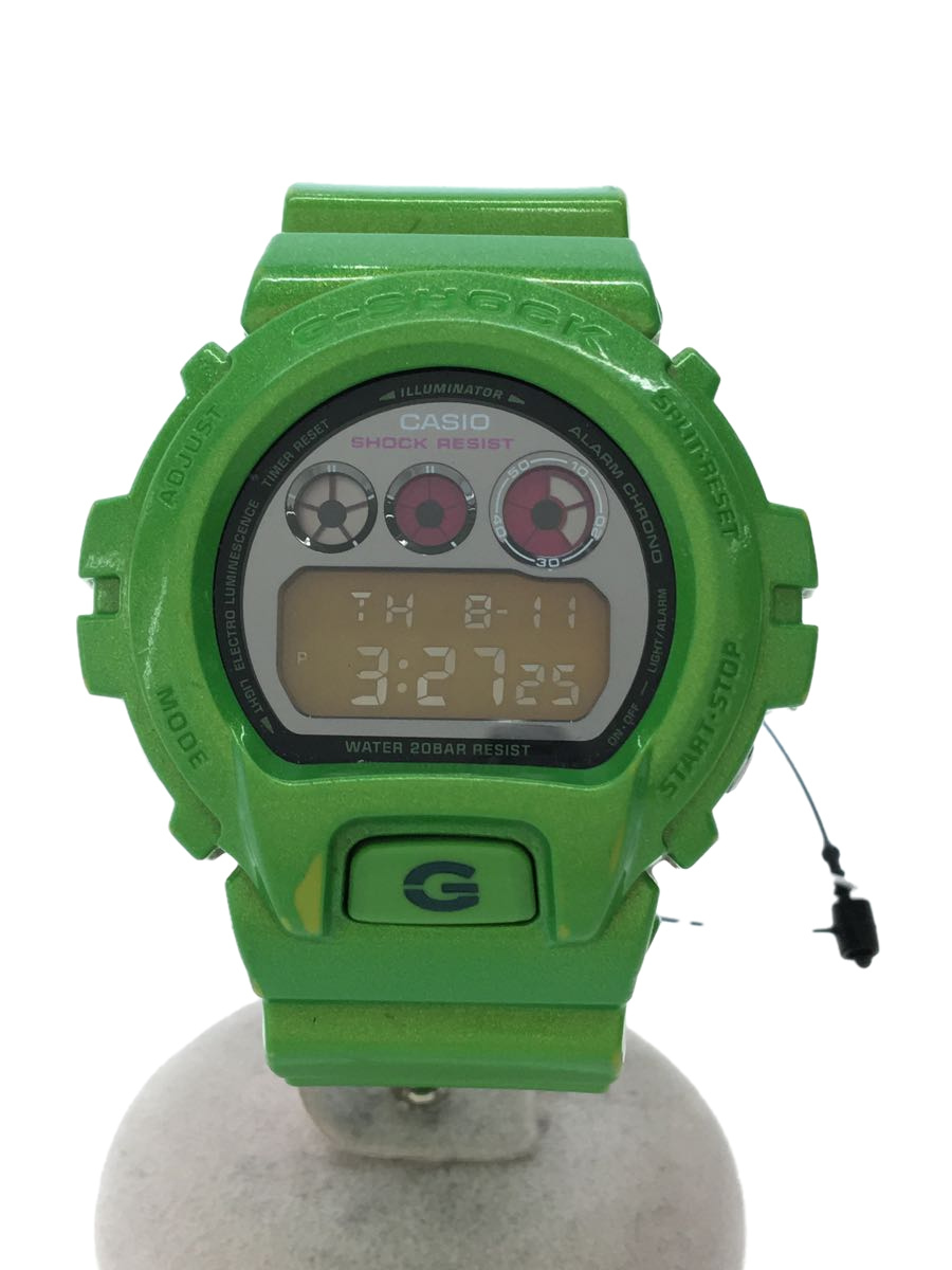 CASIO◇クレイジーカラーズ/クォーツ腕時計・G-SHOCK/GRN/DW-6900NB