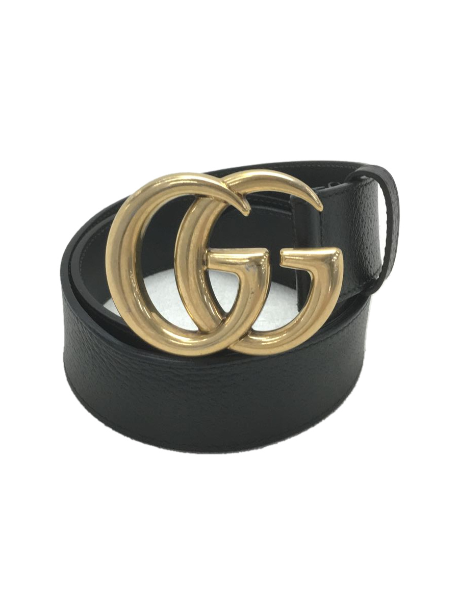 GUCCI GGマーモントバックル レザーベルト-