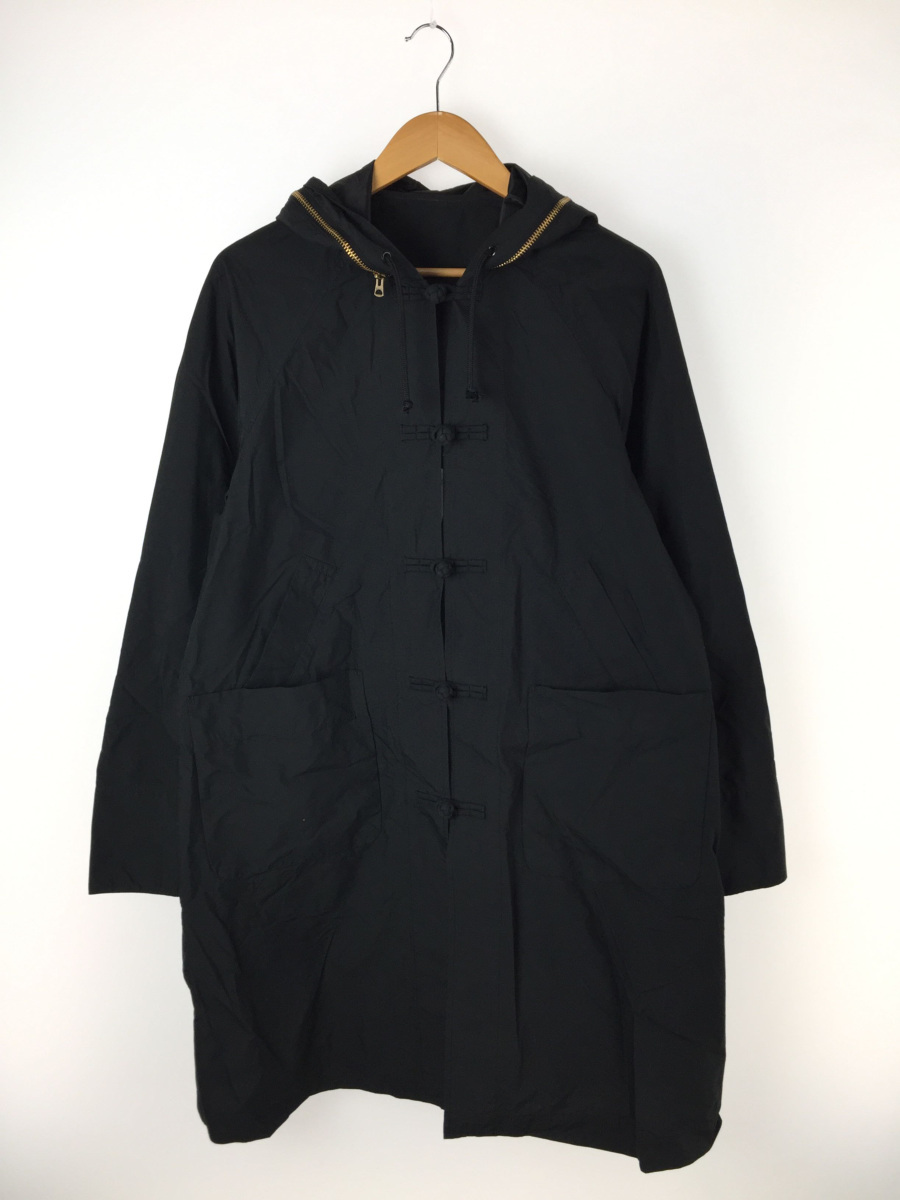 UNDERCOVER◇21SS C/Nyタイプライター付チャイナコート/2/コットン/黒
