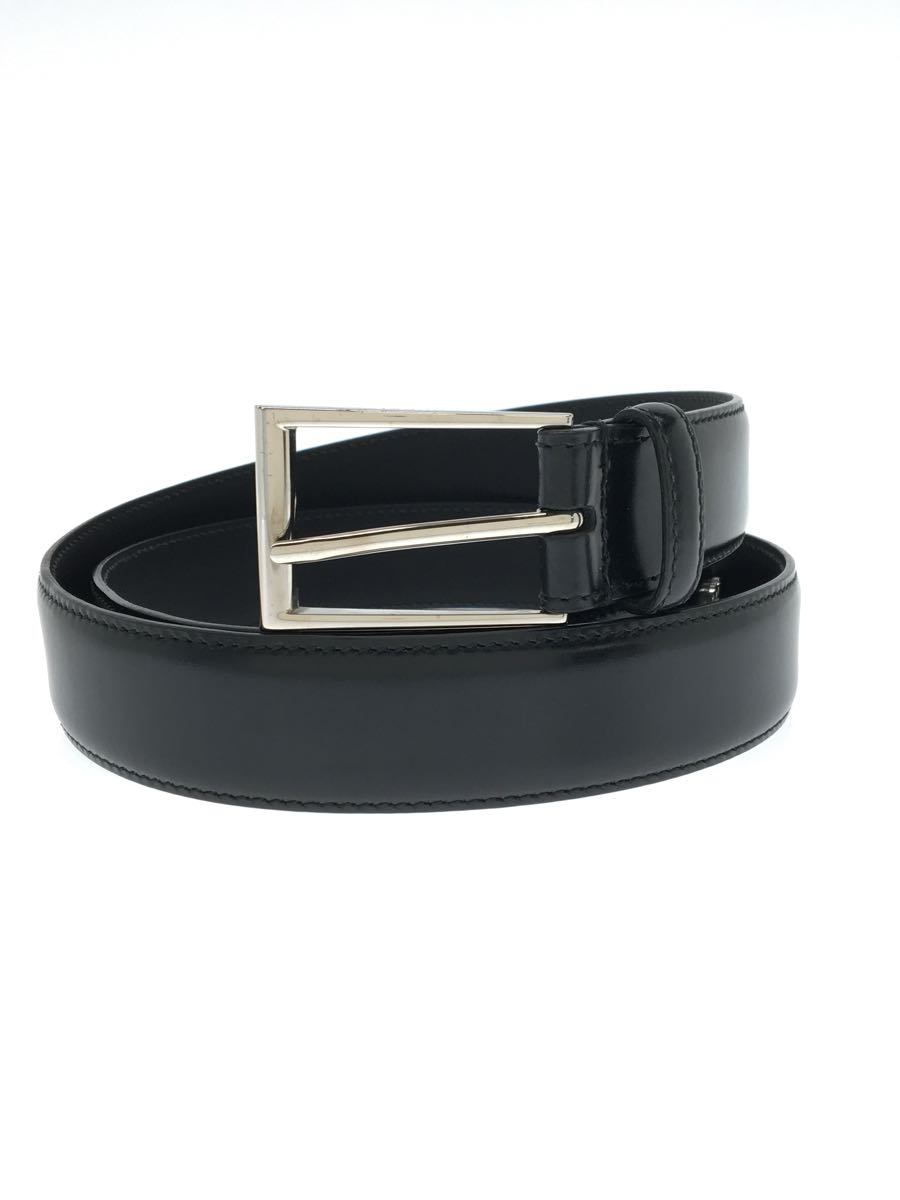 GUCCI◇ベルト/牛革/ブラック/474313 DT90N 480199/ダブルG/カーフ