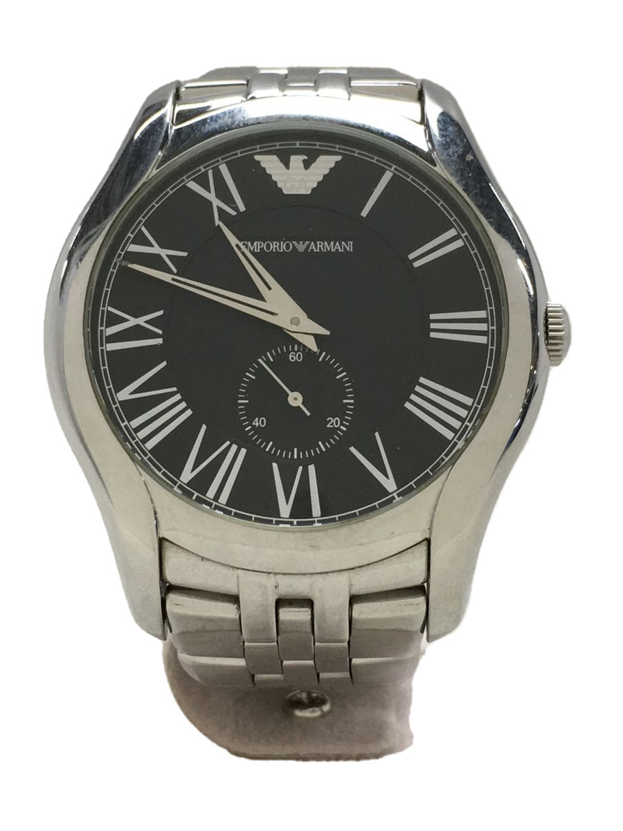 EMPORIO ARMANI◇AR-1706/クォーツ腕時計/アナログ/ステンレス/BLK