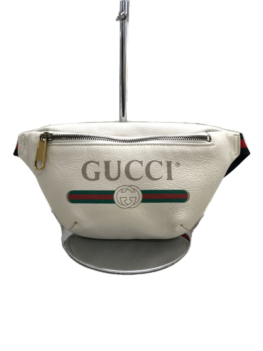GUCCI◇ウエストバッグ/レザー/IVO/スモールベルトバッグ/527792