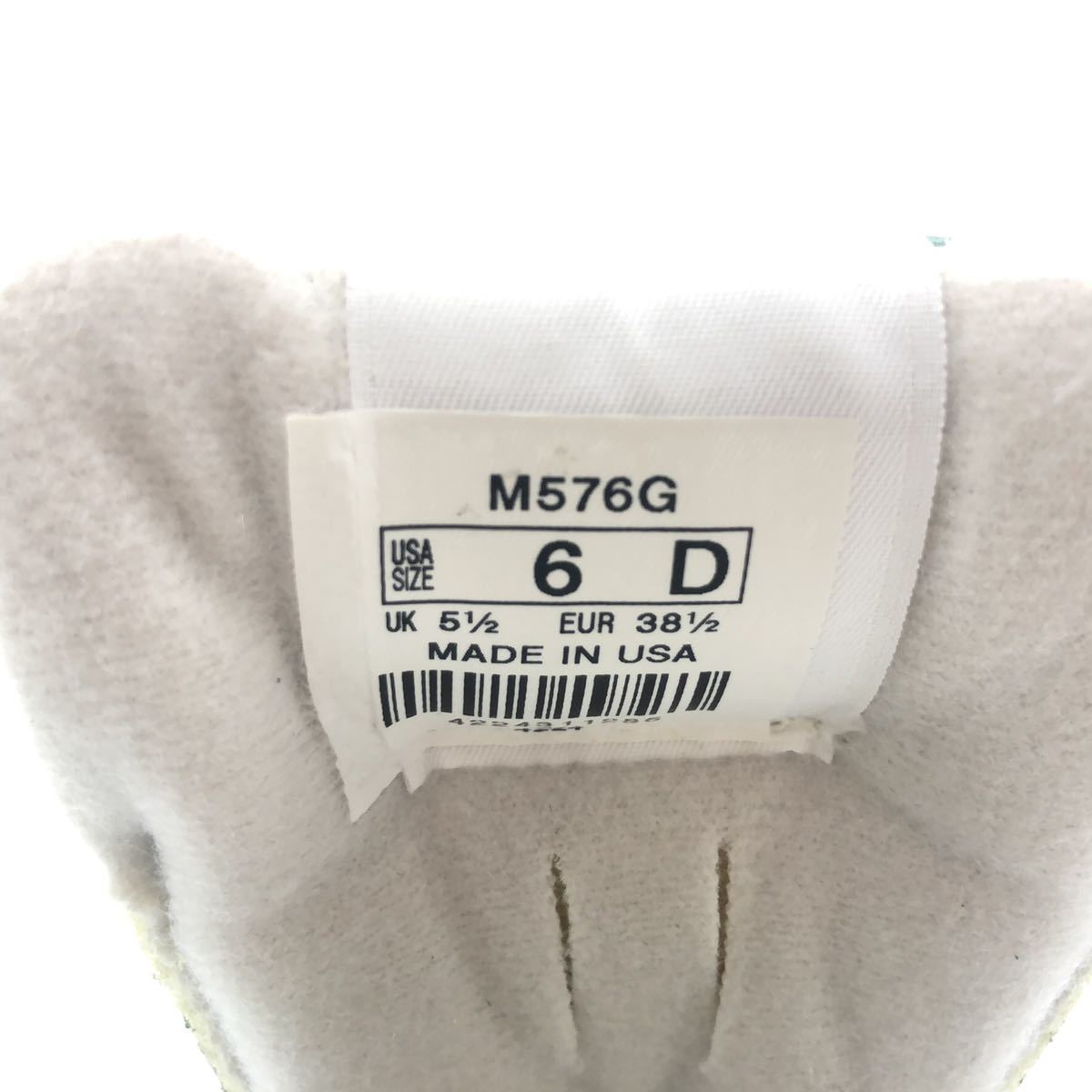 デッドストック】New Balance ニューバランス M576G 24cm USA製 デッドストック】New Balance ニューバランス M576G 24cm USA製