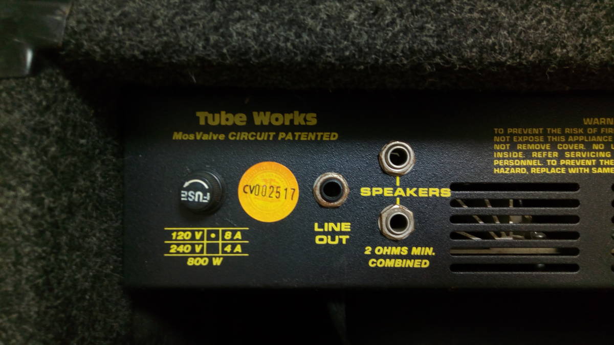 Tube Works RT-3300☆300W 真空管ハイブリッド・ベースアンプヘッド