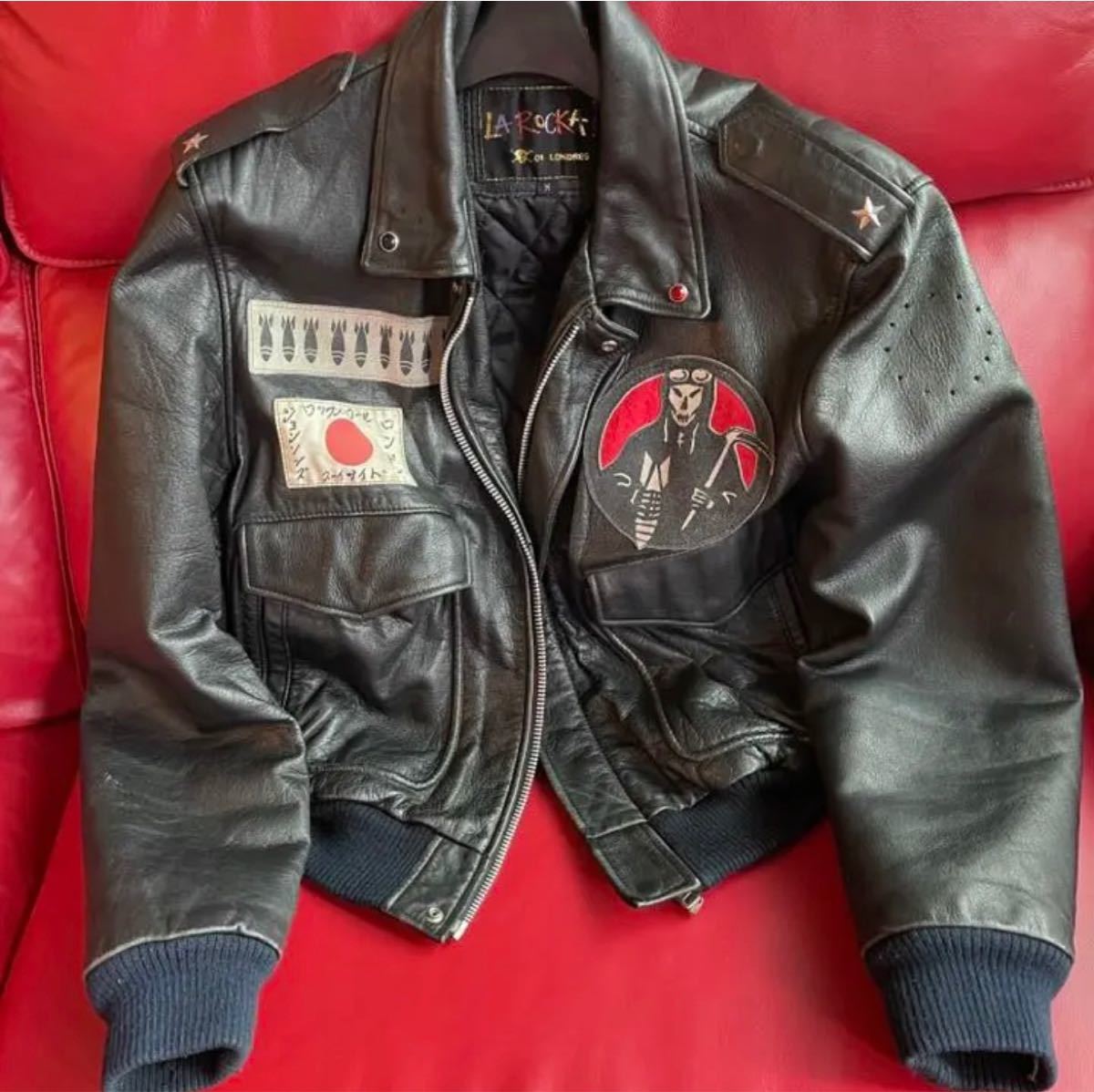 ラロッカ LAROCKA フライングジャケット ジョンソンズ 80's 90's ラロッカ LAROCKA フライングジャケット ジョンソンズ 80's 90's