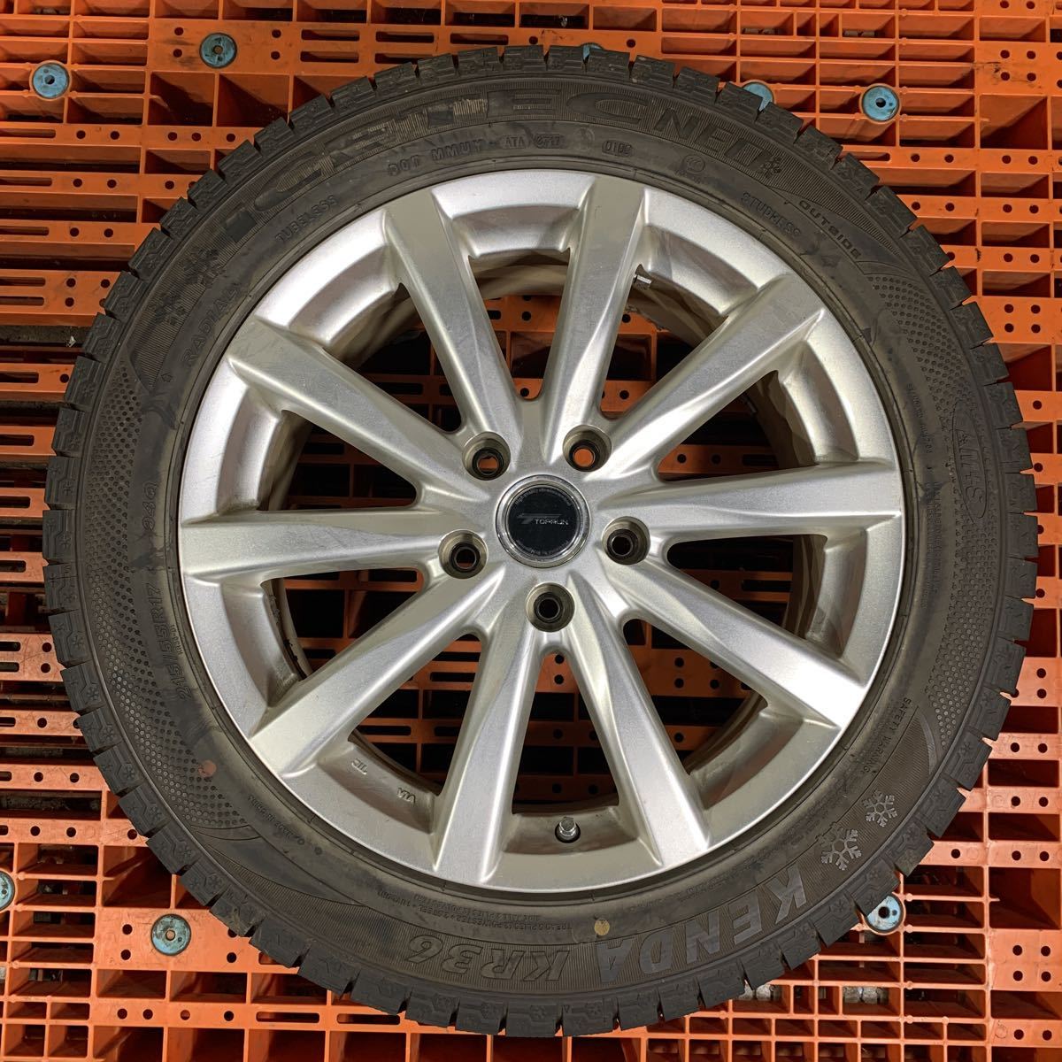 toprun17×7J +45 pcd114.3/5H Bridgestone-