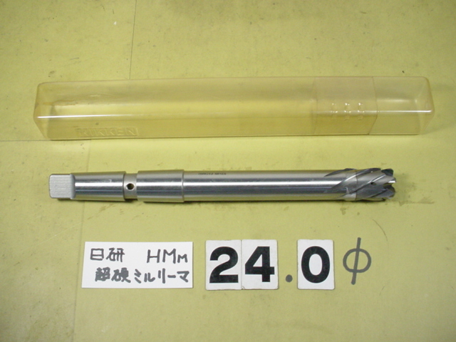 HMM-24.0Φ 超硬ミルリーマ 日研 中古品 シャンクMT3 HMM-24.0Φ 超硬ミルリーマ 日研 中古品 シャンクMT3