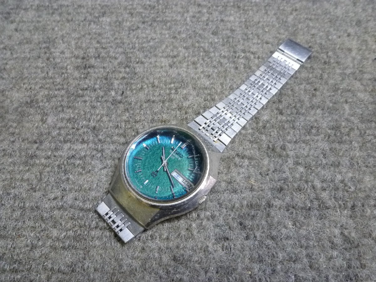▲ SEIKO セイコー 3803-7080 QT QUARTZ クォーツ カットガラス BLUE 青 ブルー メンズ 腕時計 ▲