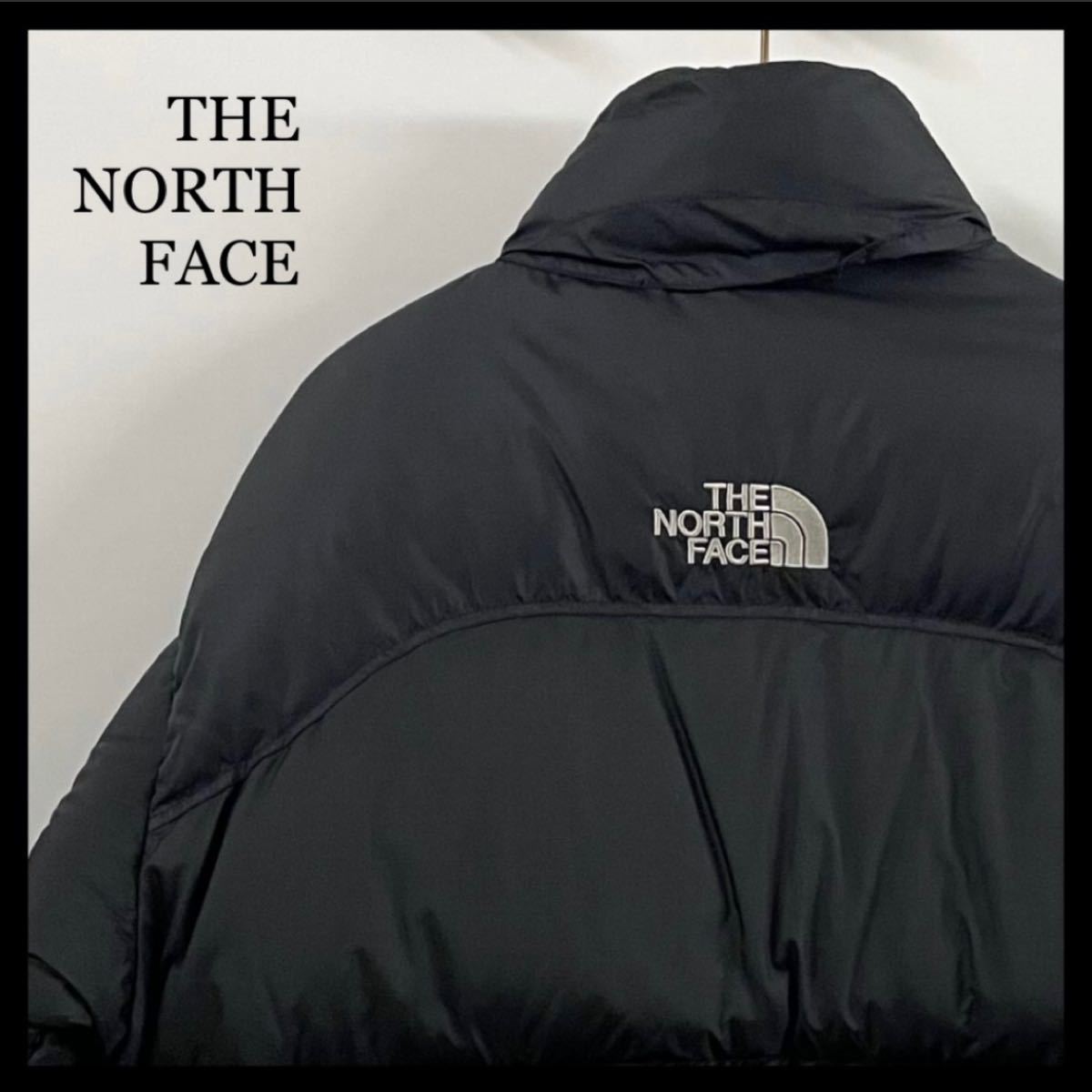 THE NORTH FACE ノースフェイス ヌプシ センターロゴ 希少L 美品