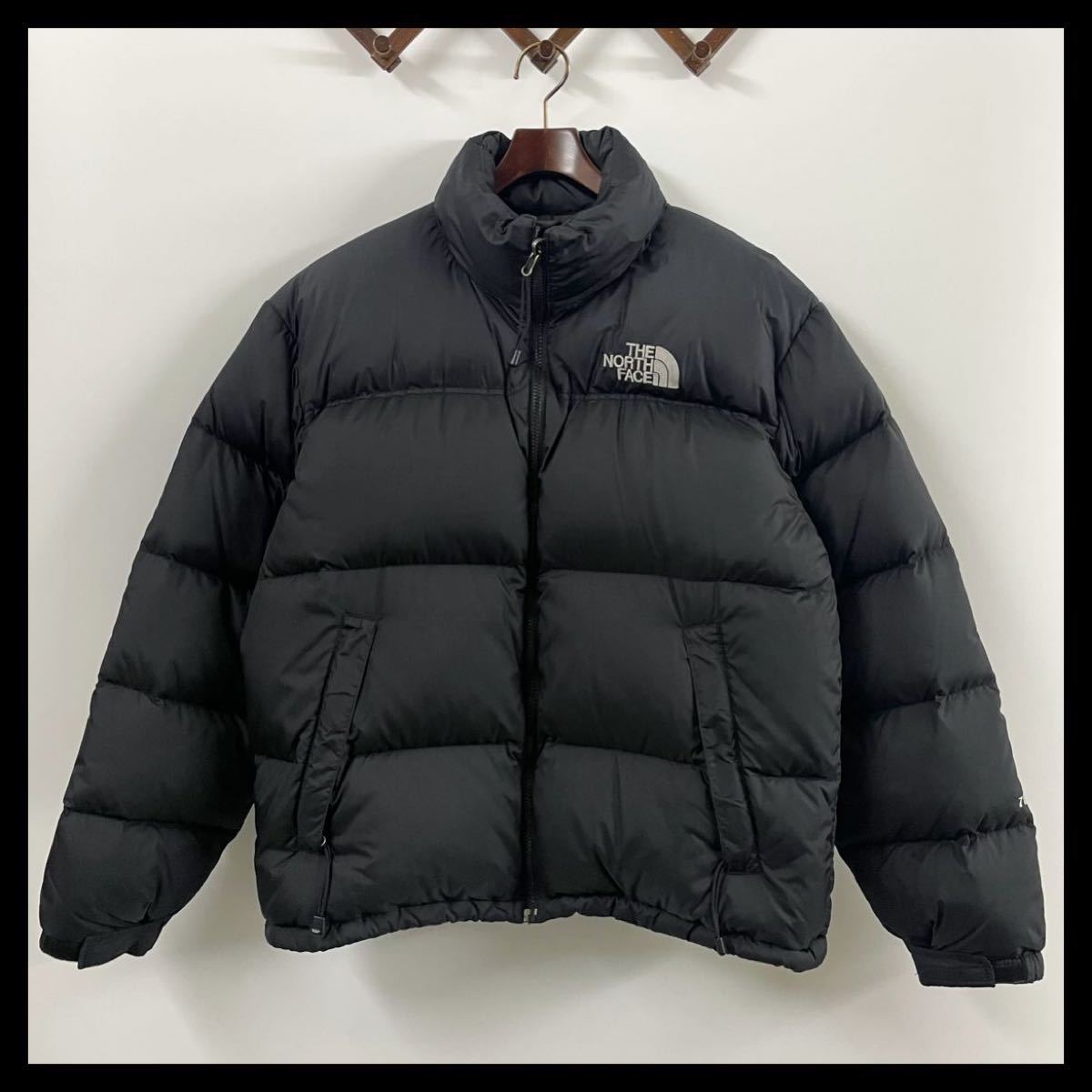 THE NORTH FACE ノースフェイス ヌプシ センターロゴ 希少L 美品