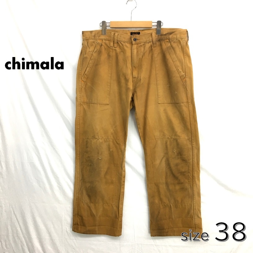 chimala ビンテージ加工のパンツ - ワークパンツ