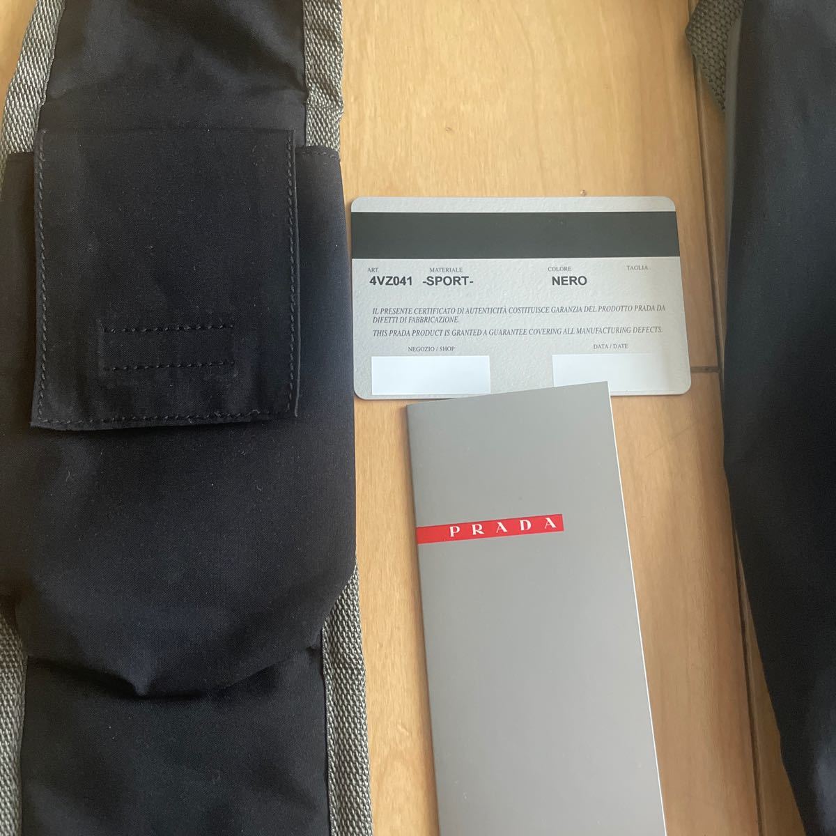 PRADA SPORTS ボディバッグ ワンショルダー 黒 4VZ041 ギャラン PRADA SPORTS ボディバッグ ワンショルダー 黒 4VZ041 ギャラン