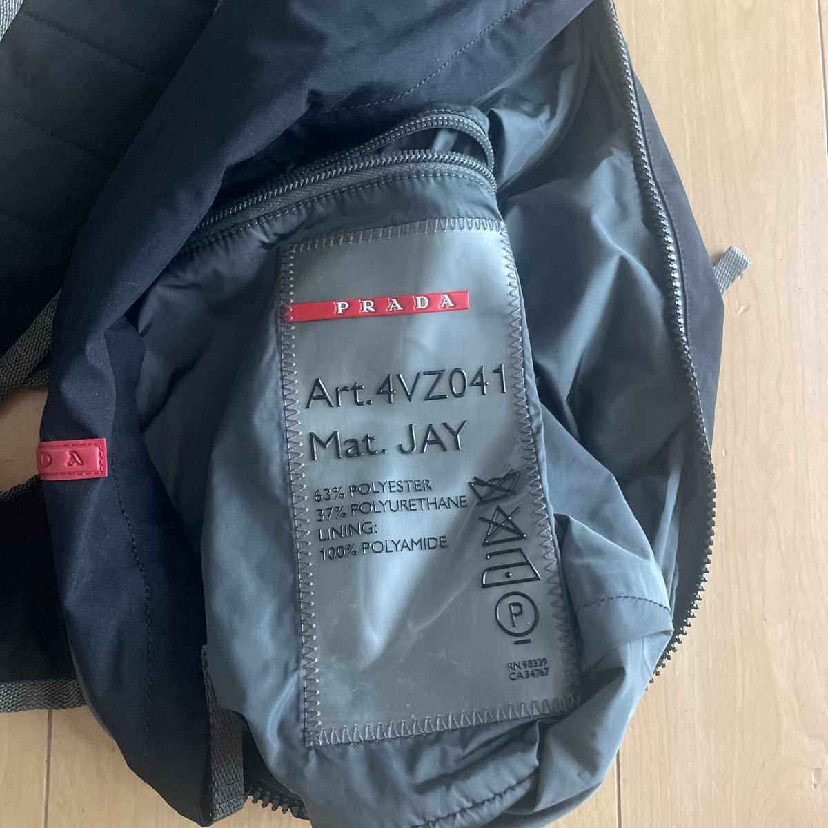PRADA SPORTS ボディバッグ ワンショルダー 黒 4VZ041 ギャラン PRADA SPORTS ボディバッグ ワンショルダー 黒 4VZ041 ギャラン