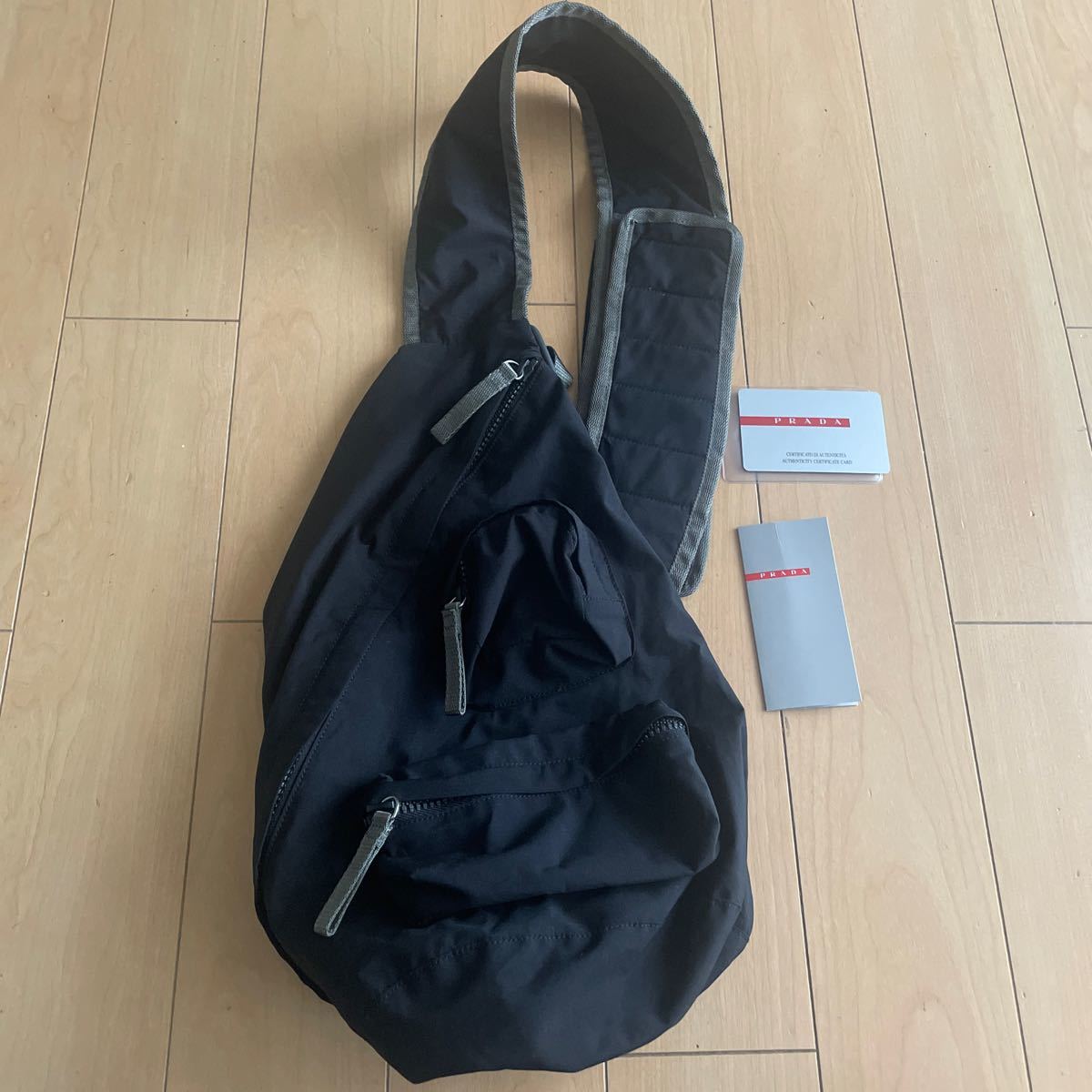 PRADA SPORTS ボディバッグ ワンショルダー 黒 4VZ041 ギャラン PRADA SPORTS ボディバッグ ワンショルダー 黒 4VZ041 ギャラン