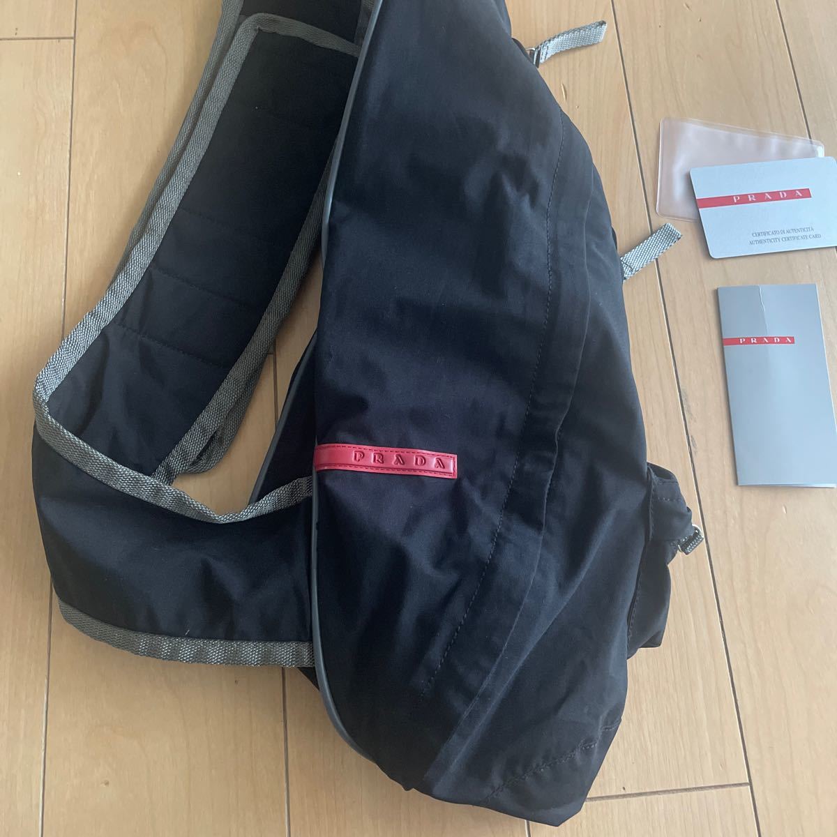 PRADA SPORTS ボディバッグ ワンショルダー 黒 4VZ041 ギャラン PRADA SPORTS ボディバッグ ワンショルダー 黒 4VZ041 ギャラン