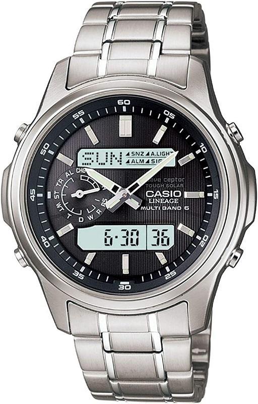 値頃 CASIO LINEAGE LCW-M300D-1AJF ソーラー電波 ステンレス アナデジ